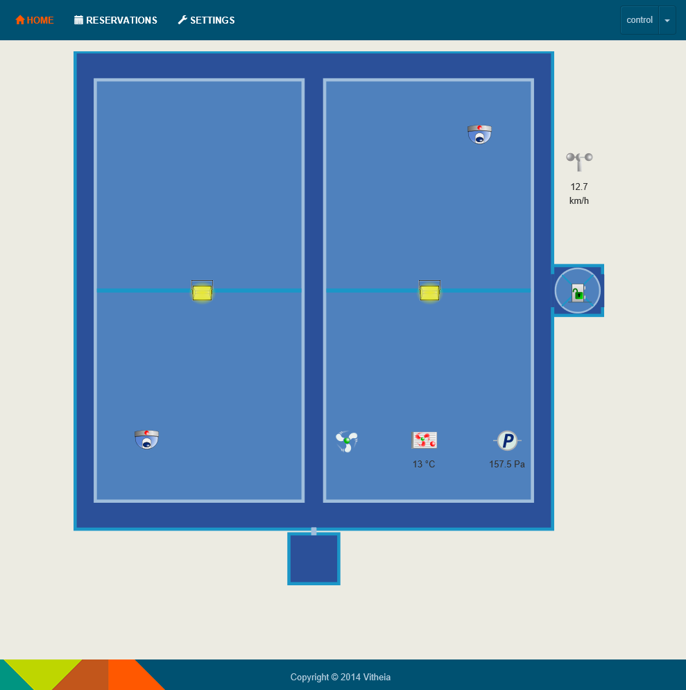 screenshot home scherm